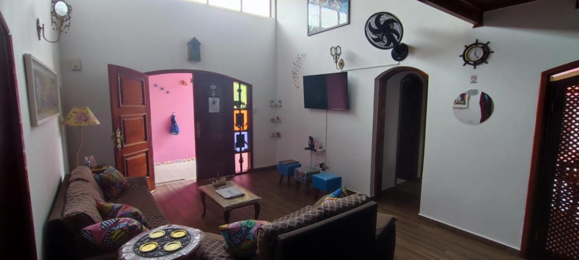 Casa Rosa De Peruibe - Casa De Temporada 3 Dormitorios, 10 Hospedes, Piscina, Wi-Fi, Netflix, 800 Metros Da Praia 외부 사진