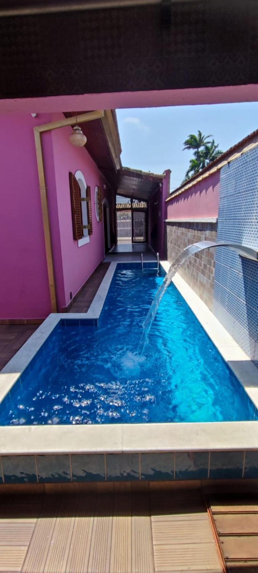Casa Rosa De Peruibe - Casa De Temporada 3 Dormitorios, 10 Hospedes, Piscina, Wi-Fi, Netflix, 800 Metros Da Praia 외부 사진